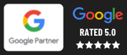 Google partner & 5 star Google reviews